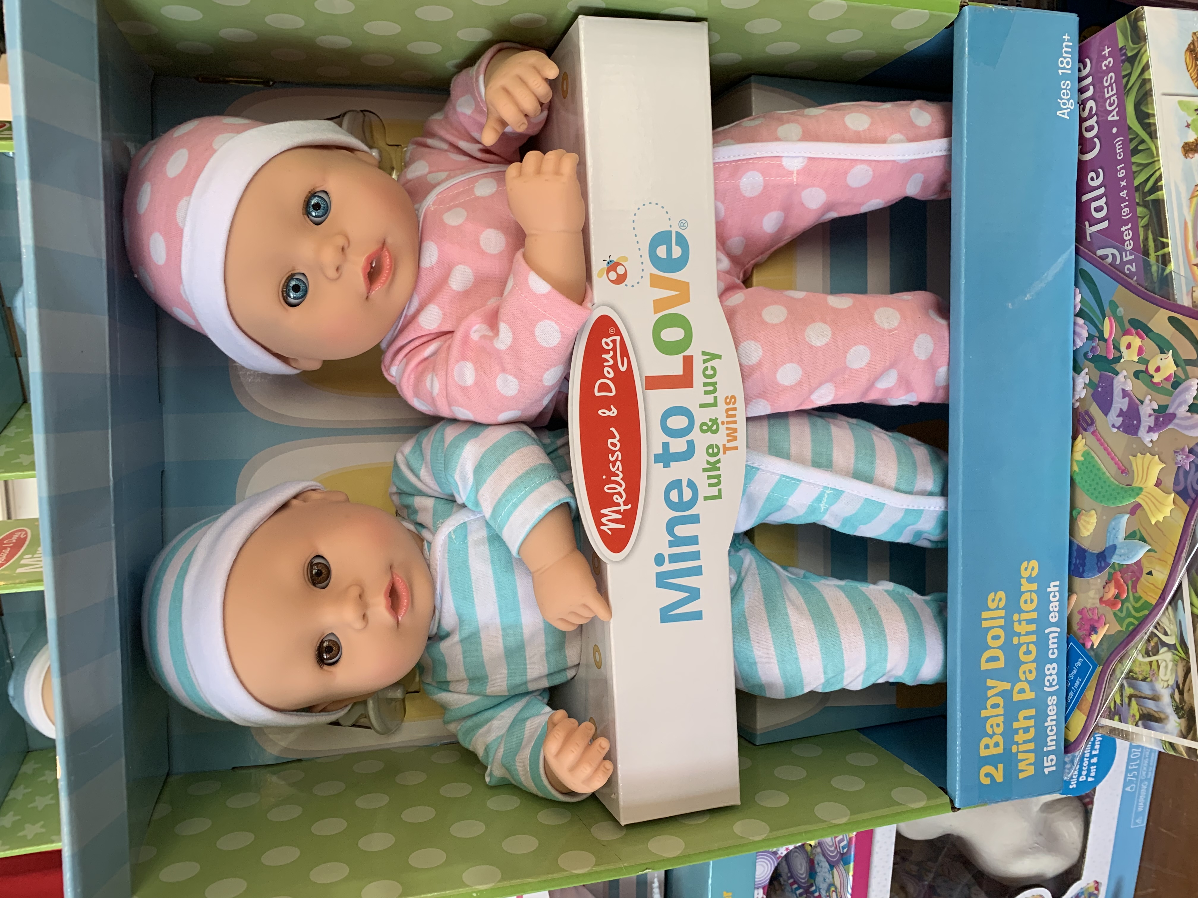 melissa and doug twin baby dolls