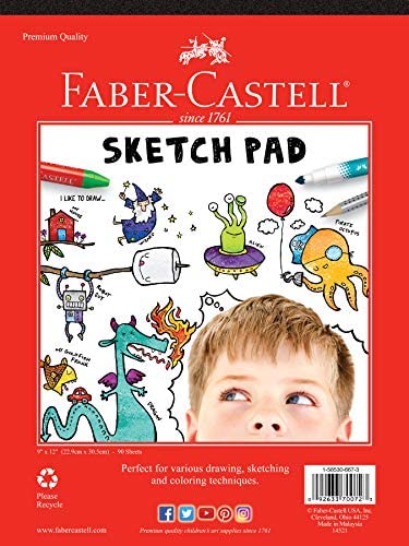 Faber-Castell 9×12 Sketch Paper Pad