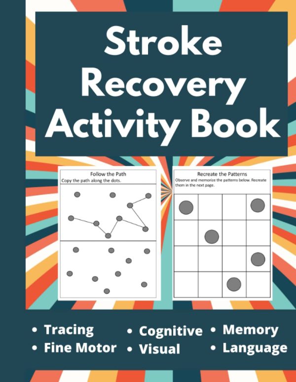 Stroke Recovery Activity Book - Puzzles Workbook for Traumatic Brain Injury & Aphasia Rehabilitation - Large Print (Stroke Recovery Activity Books) [Paperback] Studios, Line Art