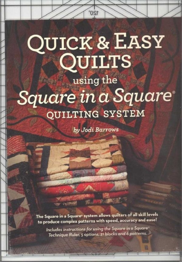 Square in a Square Original RULER with Quick & Easy starter book [Perfect Paperback] Jodi Barrows