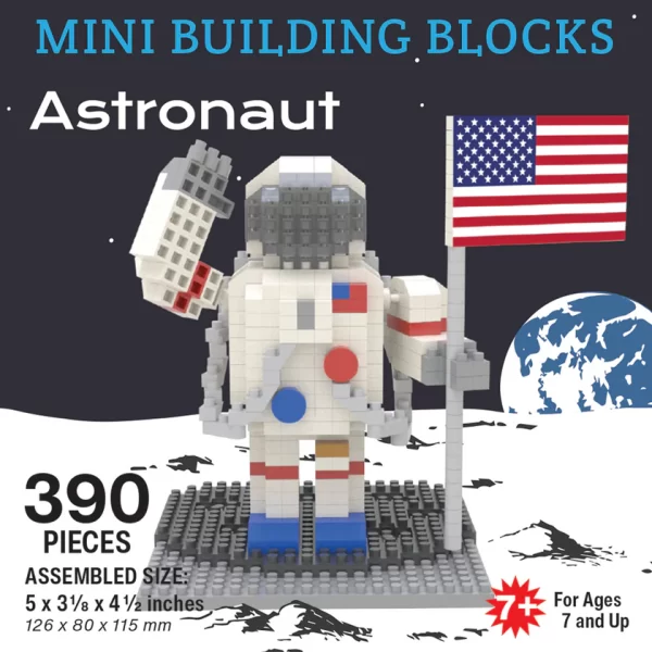 Astronaut Mini Building Blocks (390 pieces)