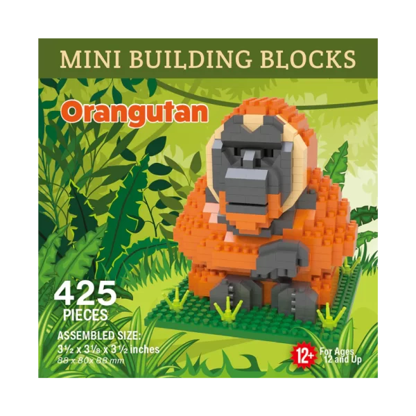 Orangutan Mini Building Blocks (425 pieces)