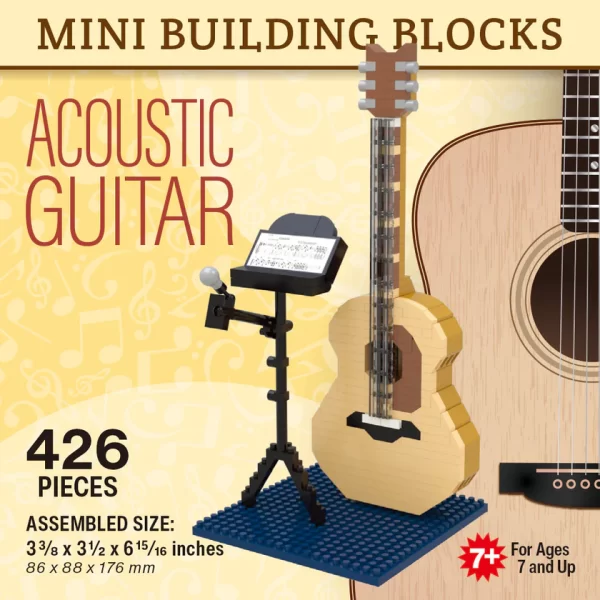 Acoustic Guitar Mini Building Blocks (426 pieces)