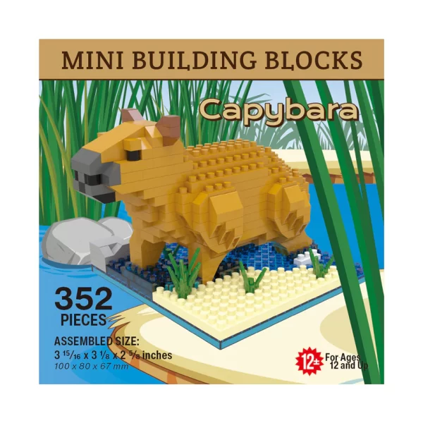 Capybara Mini Building Blocks (352 pieces)