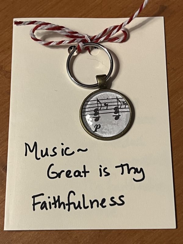 Music Keychain - "Great is Thy Faithfulness"