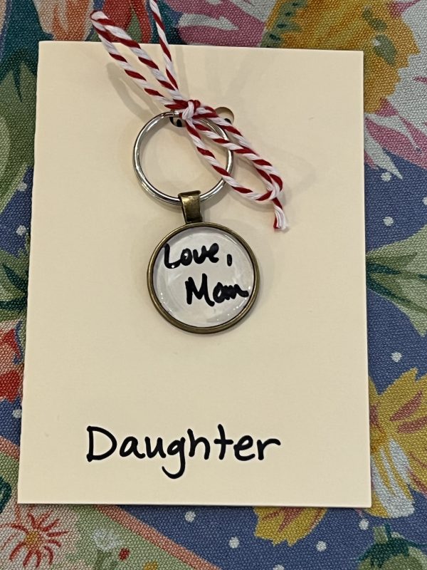 Love, Mom ~ Keychain with Gift Card