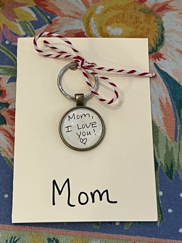 Mom, I Love You! ~ Keychain with Gift Card