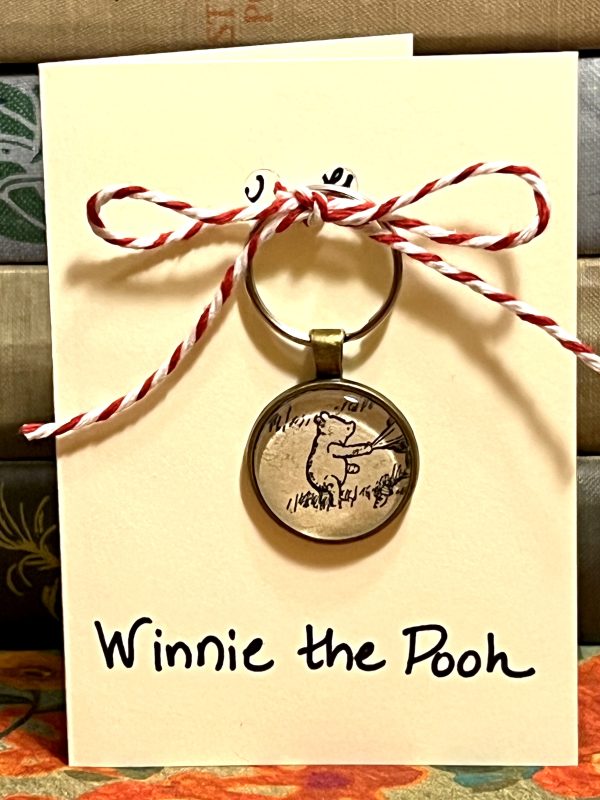 Winnie the Pooh Keychain - "I knew you when I met you an adventure was going to happen."