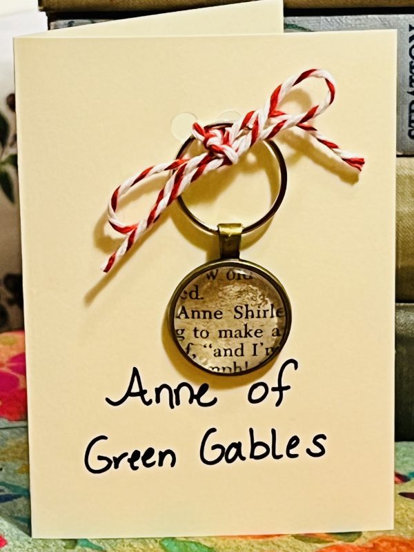 Anne of Green Gables Keychain - "God's in His heaven, all's right with the world."