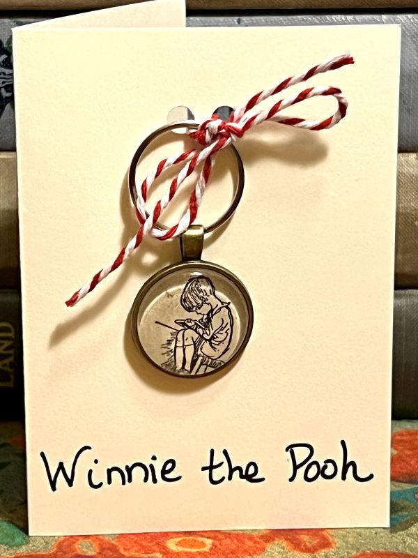 Winnie the Pooh Keychain - "Don't underestimate the value of doing nothing…"