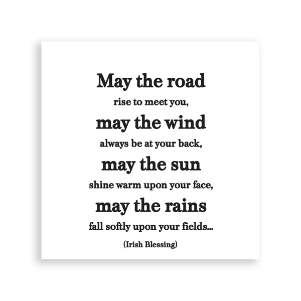 Quotable Magnet - May the Road Rise to Meet You... (Irish Blessing)