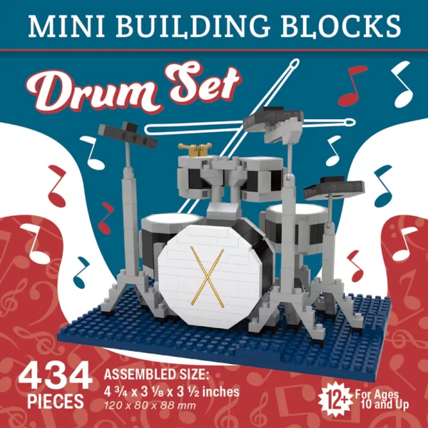 Drums Mini Building Blocks (424 pieces)