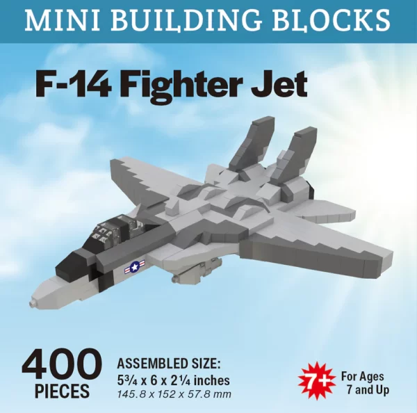 F-14 Fighter Jet Mini Builidng Blocks (400 pieces)