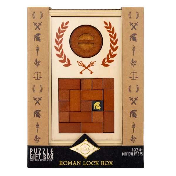 Roman Lock Box - Secret Gift Box Puzzle