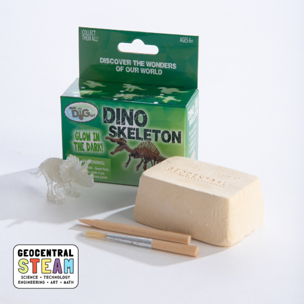 Mini Dig Kit: Glowing Dino Skeletons