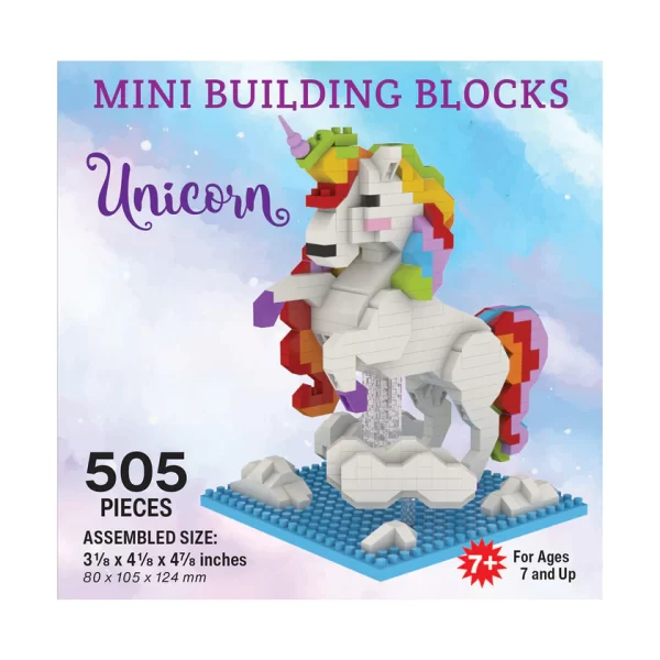 Unicorn Mini Building Blocks (505 pieces)