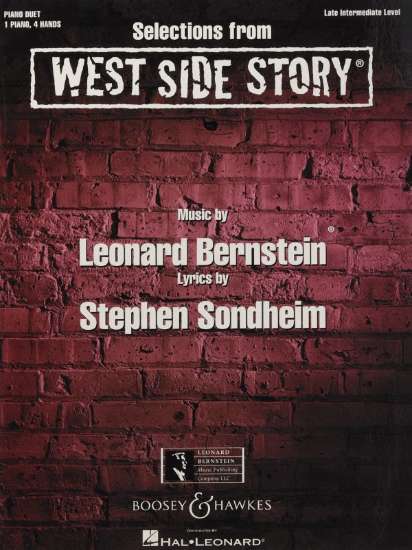 Selections from West Side Story: One Piano, Four Hands [Paperback] Klose, Carol; Sondheim, Stephen and Bernstein, Leonard