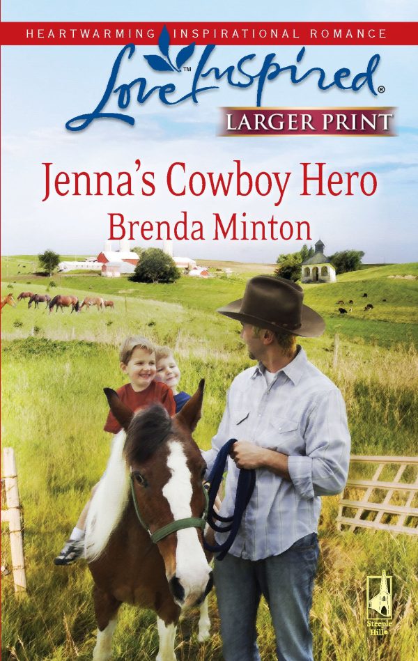 Jenna's Cowboy Hero (Love Inspired Large Print) Minton, Brenda