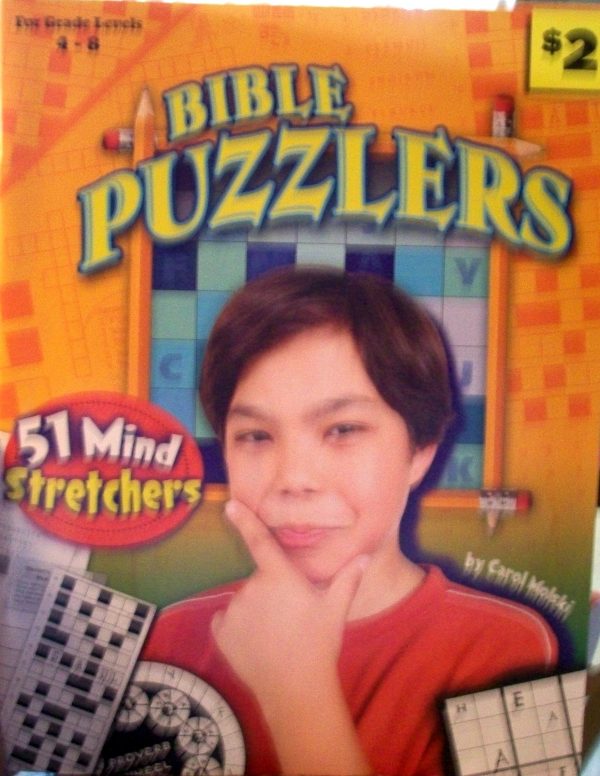 Bible Puzzlers 51 Mind Stretchers Grades 4-8 [Unknown Binding] unknown author