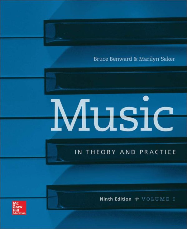 Workbook t/a Music in Theory and Practice, Volume I Benward, Bruce and Saker, Marilyn