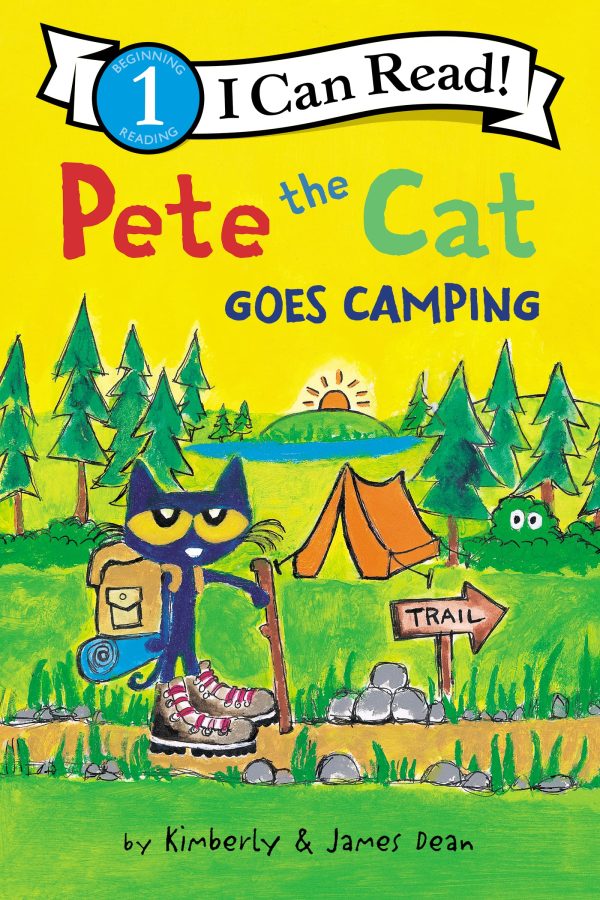 Pete the Cat Goes Camping (I Can Read Level 1) [Paperback] Dean, James and Dean, Kimberly