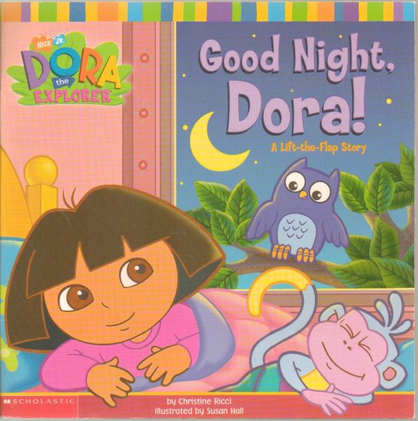 Good Night, Dora!: A Lift-the-Flap Story Ricci, Christine and Hall, Susan