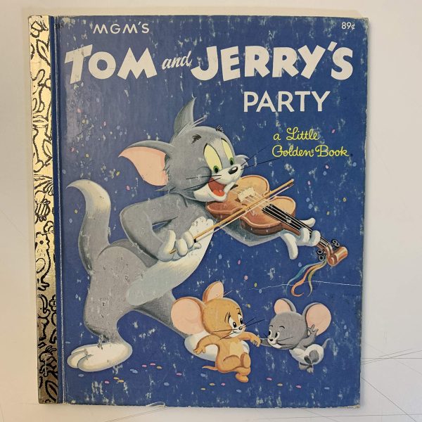 MGM'S TOM AND JERRY'S PARTY A Little Golden Book [Hardcover] Fletcher, Steffi