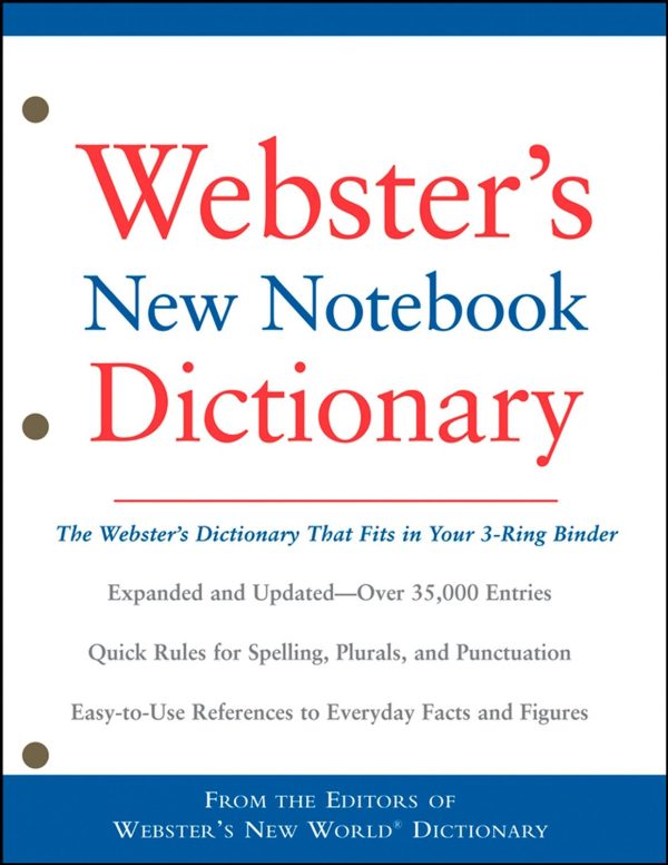 Office Depot Webster's New World Notebook Dictionary CUSTOM [Paperback] n/a