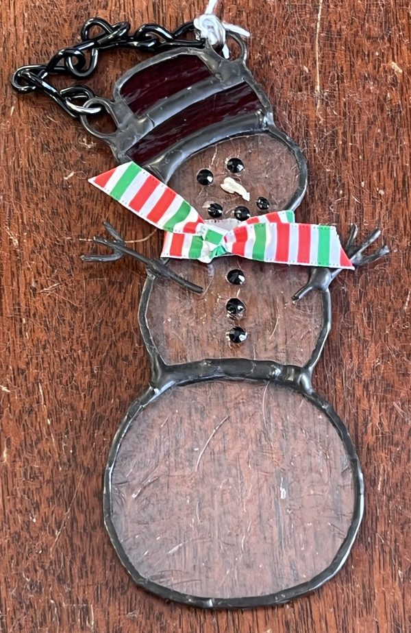 Beautiful Stained Glass - Snowman (SG815)