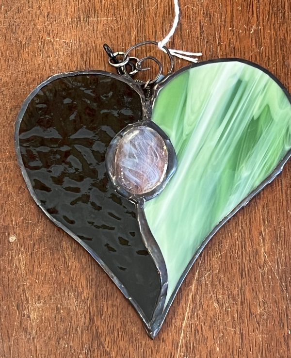 Beautiful Stained Glass - Heart (SG820)
