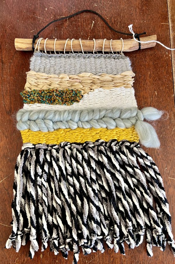 Macrame Wall Hanging - Black/White (MM846)