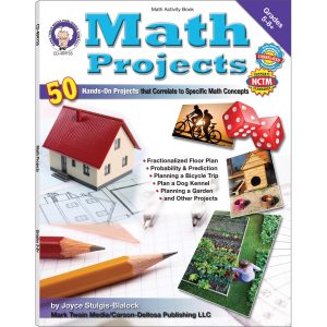 Mark Twain Math Projects Activity Book, Puzzles and Hands-On Geometry, Fractions, Ratio, Algebra, and More Mathematics Activities for Kids Grades 5 and Up [Paperback] Joyce Stulgis-Blalock and Ron Blalock