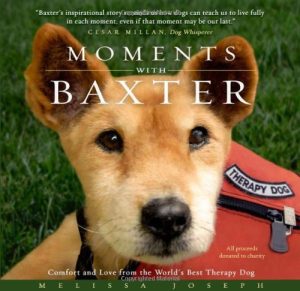 Moments With Baxter: Comfort and Love from the World's Best Therapy Dog [Hardcover] Joseph, Melissa and Bussey, Dennis