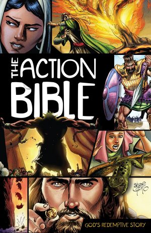 The Action Bible: God's Redemptive Story [Hardcover] Doug Mauss and Sergio Cariello