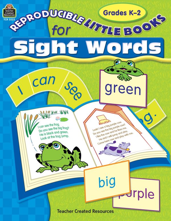 Reproducible Little Books for Sight Words: Grades K-2 [Paperback] Teacher Created Resources, Patricia