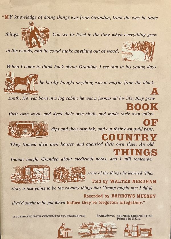 A Book of Country Things by Walter Needham