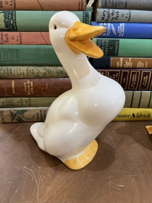 Vintage Porcelain Medium Talking Duck