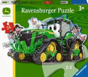 Ravensburger Children’s Jigsaw Puzzle John Deere Tractor Shaped - 24 Pieces Puzzle (SKU 1224)