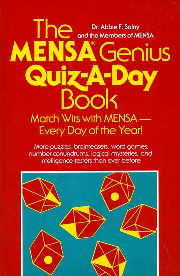 The Mensa Genius Quiz-a-day Book [hardcover] Salny, Abbie F. and Mensa