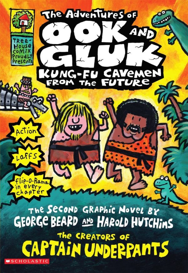 The Adventures of Ook and Gluk, Kung-Fu Cavemen from the Future [Paperback] Dav Pilkey