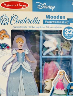Cinderella Wooden Magnetic Dress-Up Quiet-time Fun