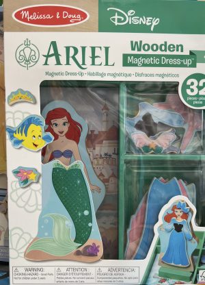 Ariel Wooden Magnetic Dress-Up Quiet-time Fun