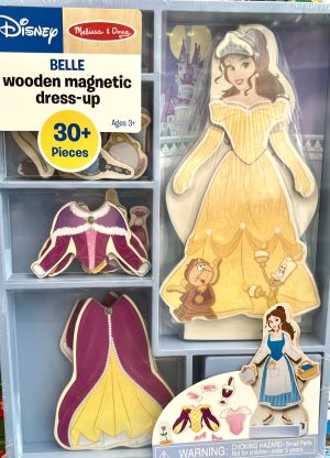 Belle Wooden Magnetic Dress-Up Quiet-time Fun