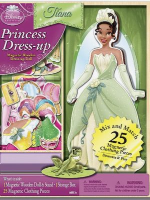 Tiana Wooden Magnetic Dress-Up Quiet-time Fun