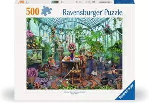 Ravensburger Jigsaw Puzzle Greenhouse Mornings - 500 Pieces Puzzle (SKU 1236)