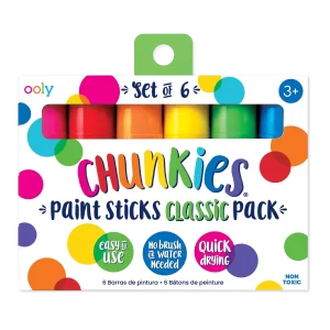 Chunkies Paint Sticks Classic Pack Set of 6 (SKU 1201)