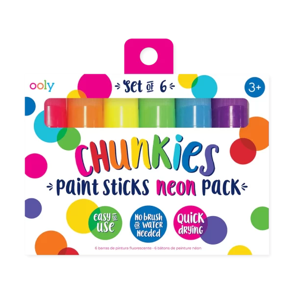Chunkies: Paint Sticks Neon Pack Set of 6 (SKU 1206)