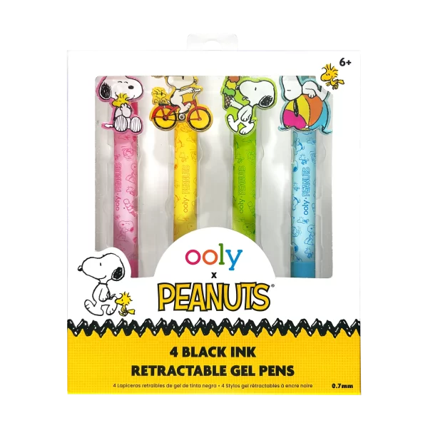 Peanuts: Black Ink Retractable Gel Pens (SKU 1212)