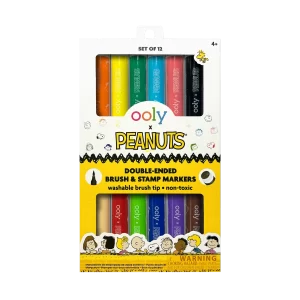 Peanuts Double-Ended Brush & Stamp Markers (SKU 1210)