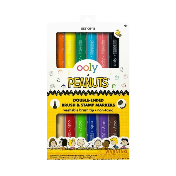 Peanuts Double-Ended Brush & Stamp Markers (SKU 1210)